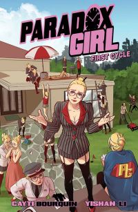 Book Cover for Paradox Girl. First Cycle by Cayti Bourquin