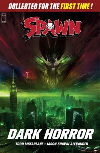 Book Cover for Spawn. Dark Horror by Todd McFarlane, Darragh Savage
