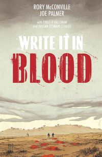 Book Cover for Write It in Blood by Rory McConville