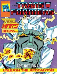 Book Cover for The Transformers UK Compendium Book Two by Simon Furman, Ralph Macchio, Dan Abnett