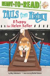 Book Cover for A Puppy for Helen Keller by May Nakamura