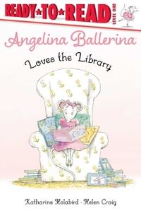 Book Cover for Angelina Ballerina Loves the Library by Katharine Holabird