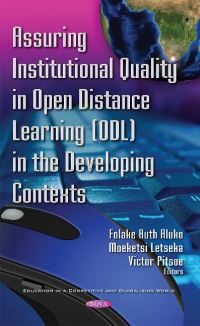 Book Cover for Assuring Institutional Quality in Open Distance Learning (ODL) in the Developing Contexts by Folake Ruth Aluko, Moeketsi Letseka, Victor Pitsoe
