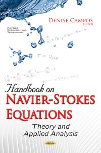 Book Cover for Handbook on Navier-Stokes Equations by Denise Campos