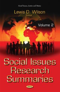 Book Cover for Social Issues Research Summaries. Volume 2 by Lewis D Wilson