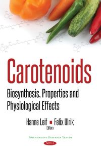Book Cover for Carotenoids by Hanne Leif, Felix Ulrik