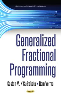 Book Cover for Generalized Fractional Programming by Gaston M NGuerekata, Ram U Verma