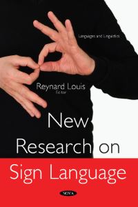 Book Cover for New Research on Sign Language by Reynard Louis