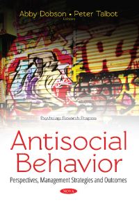 Book Cover for Antisocial Behavior by Abby Dobson, Peter Talbot
