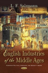 Book Cover for English Industries of the Middle Ages by L F Salzman