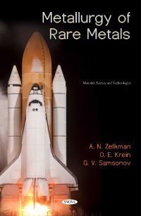 Book Cover for Metallurgy of Rare Metals by A N Zelikman, Olga Efimovna Krein, G V Samsonov