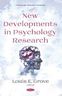 Book Cover for New Developments in Psychology Research by Louis E. Grove