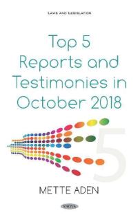 Book Cover for Top 5 Reports and Testimonies in October 2018 by Mette Aden