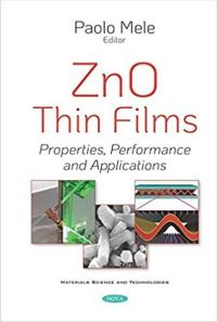 Book Cover for ZnO Thin Films by 