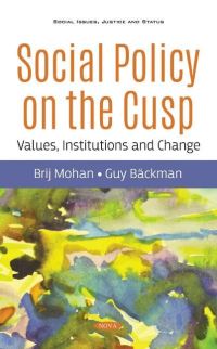 Book Cover for Social Policy on the Cusp by Brij Mohan, Guy Bäckman