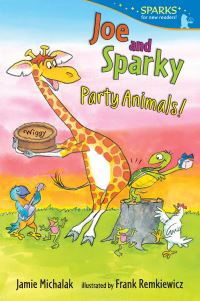 Book Cover for Joe and Sparky, Party Animals! by Jamie Michalak