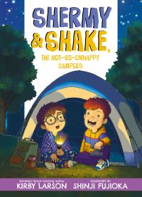 Book Cover for Shermy and Shake, the Not-So-Unhappy Campers by Kirby Larson