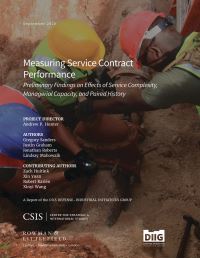 Book Cover for Measuring Service Contract Performance by Andrew P Hunter, Greg Sanders