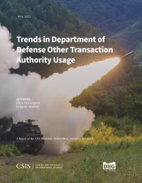 Book Cover for Trends in Department of Defense Other Transaction Authority Usage by Rhys McCormick, Greg Sanders