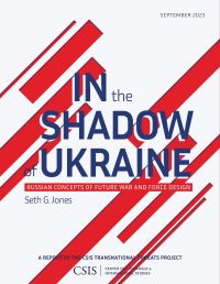 Book Cover for In the Shadow of Ukraine by Seth G Jones