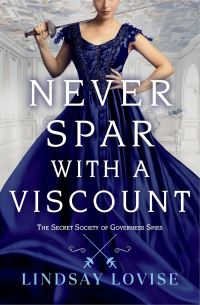 Book Cover for Never Spar With a Viscount by Lindsay Lovise