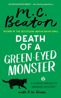 Book Cover for Death of a Green-Eyed Monster by M C Beaton, RW Green