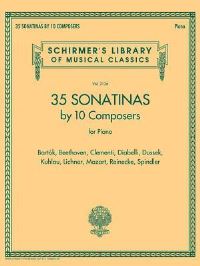 Book Cover for 35 Sonatinas By 10 Composers For Piano by Hal Leonard Corp