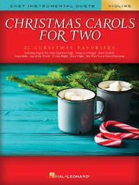 Book Cover for Christmas Carols for Two Violins by Hal Leonard Corp