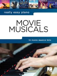 Book Cover for Really Easy Piano - Movie Musicals by Hal Leonard Corp