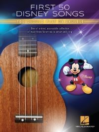 Book Cover for First 50 Disney Songs You Should Play on Ukulele Songbook by Hal Leonard Corp