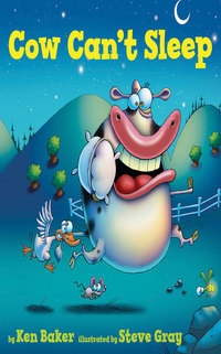 Book Cover for Cow Can't Sleep by Ken Baker