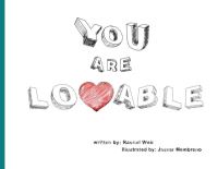 Book Cover for You Are Lovable by Rachel Weir