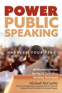Book Cover for Power Public Speaking by Michael McCarthy