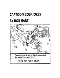 Book Cover for Cartoon Golf Jokes by Bob Hart