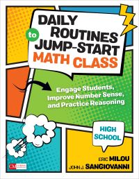 Book Cover for Daily Routines to Jump-Start Math Class--High School by Eric Milou, John SanGiovanni