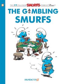 Book Cover for The Gambling Smurfs by Peyo