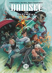 Book Cover for Damsel from D.I.S.T.R.E.S.S by Andrew Clemson