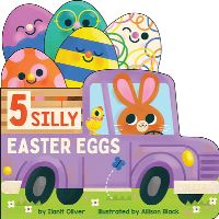 Book Cover for 5 Silly Easter Eggs by Ilanit Oliver