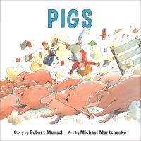 Book Cover for Pigs (Annikin Miniature Edition) by Robert Munsch