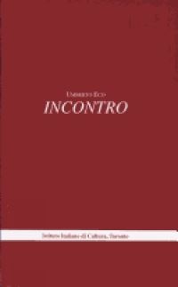 Book Cover for Incontro by Umberto Eco