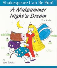 Book Cover for A Midsummer Night's Dream for Kids by Lois Burdett