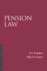 Book Cover for Pension Law, 3/E by Ari Kaplan, Mitch Frazer