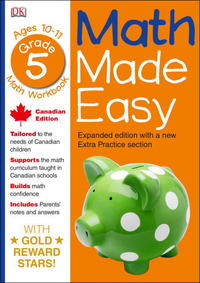 Book Cover for Math Made Easy Expanded Edition Grade 5 by DK