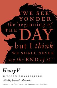 Book Cover for Henry V by William Shakespeare