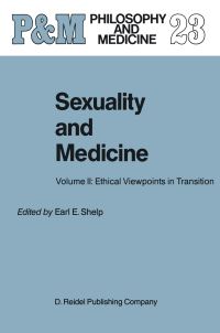 Book Cover for Sexuality and Medicine by EE Shelp
