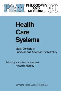 Book Cover for Health Care Systems by HansMartin Sass, RU Massey