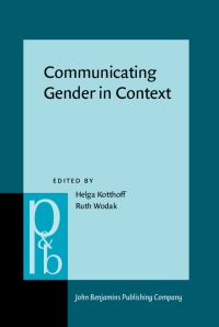 Book Cover for Communicating Gender in Context by Helga Kotthoff, Ruth Wodak