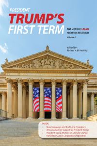 Book Cover for President Trump's First Term by Robert X Browning