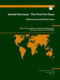 Book Cover for United Germany, the First Five Years by Robert Corker