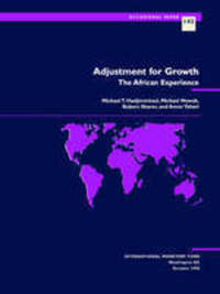 Book Cover for Adjustment for Growth by Michael T Hadjimichael, International Monetary Fund